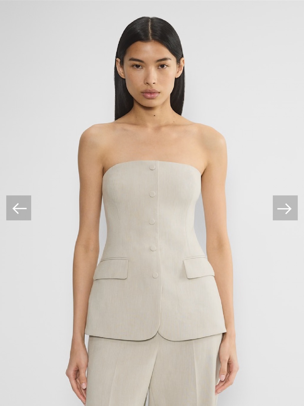 Babaton Aritzia Insider Tube Top Size 8 NWT